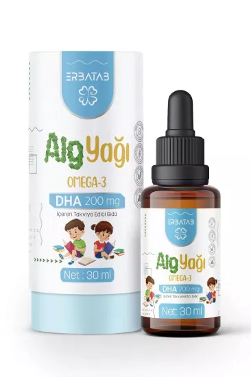 Erbatab Alg Yağı Omega 3 30 ml