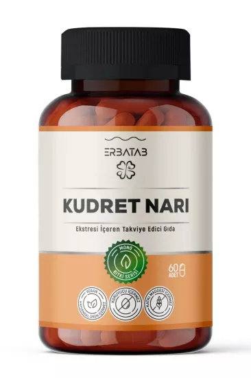 Erbatab Kudret Narı Ekstresi 60 Kapsül