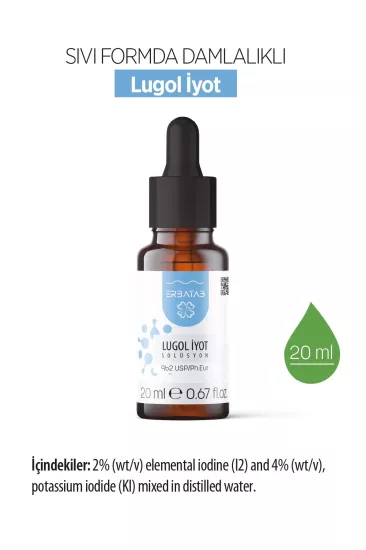 Erbatab Lugol İyot %2 20 ml