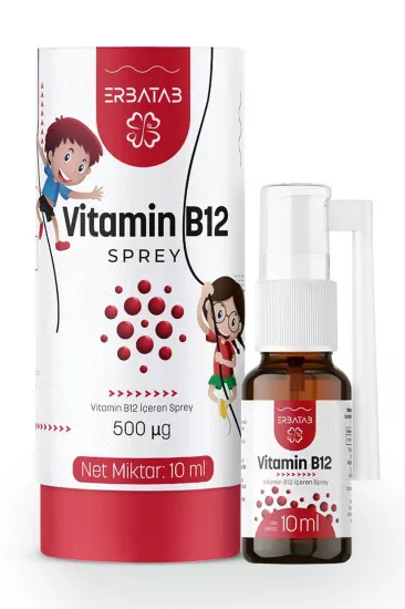 Erbatab Metilkobalamin B12 Sprey 10 ml