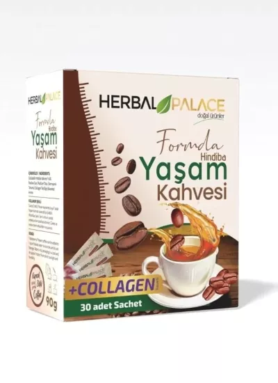 Herbal Palace Formda Hindiba Yaşam Kahvesi 30 Şase