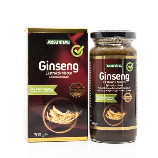 Aksu Vital Epimedium İlaveli Ginseng Ekstraktlı Macun 300 Gr