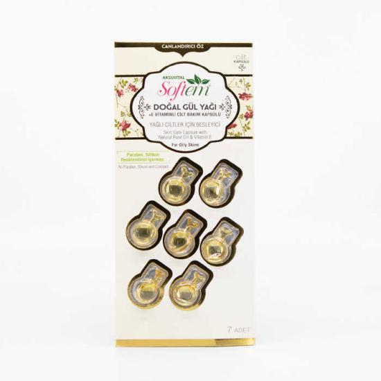 Softem Gül Yağı E Vitaminli Kapsülü