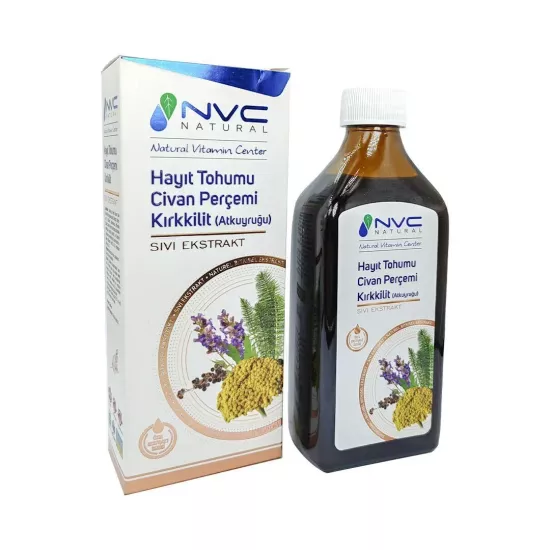 Nvc Hayıt Tohumu Civan Perçemi Kırkkilit Ekstraktı 250 Ml