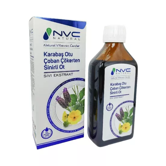 Nvc Karabaş Otu Çoban Çökerten Sinirli Ot Ekstraktı 250 Ml