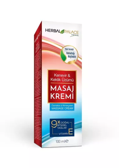 Herbal Palace Kenevir Keklik Üzümü Masaj Kremi 100 Ml