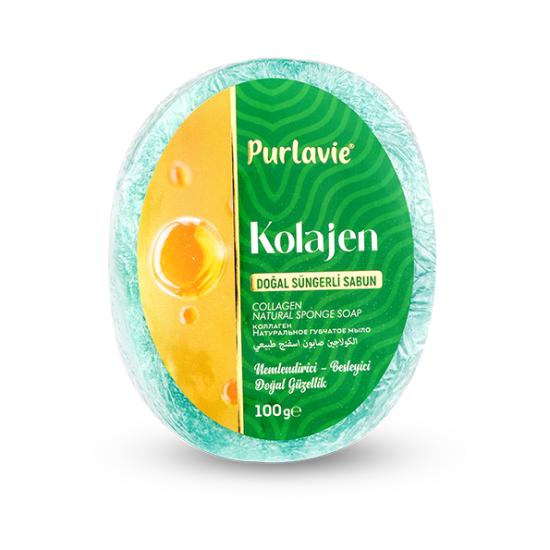 Kale Naturel Purlavie Süngerli Sabun Kolajen 100g