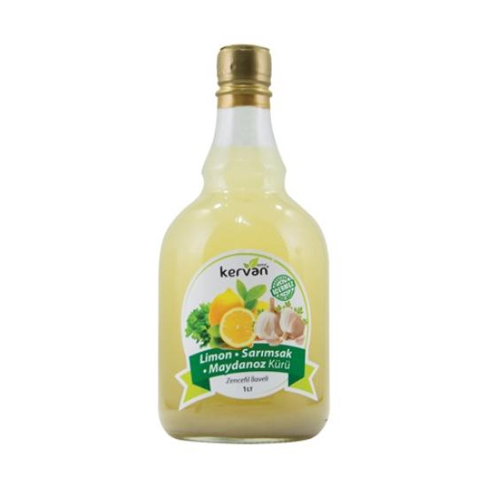 Emr Kervanherbs Garden Limon Sarımsak Maydonoz Kürü 1Lt (Zencefil İlaveli)