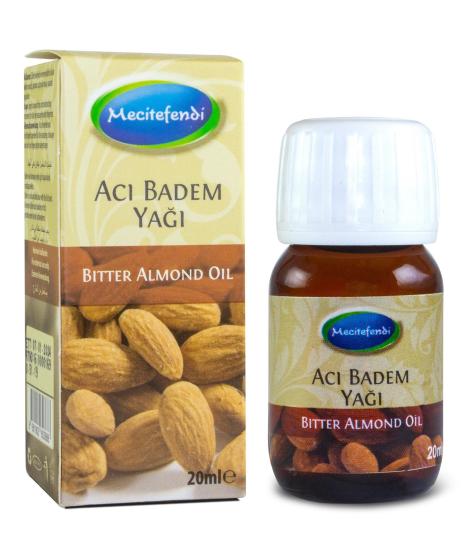 Mecitefendi Acı Badem Yağı 20 Ml (Soğuk Pres)