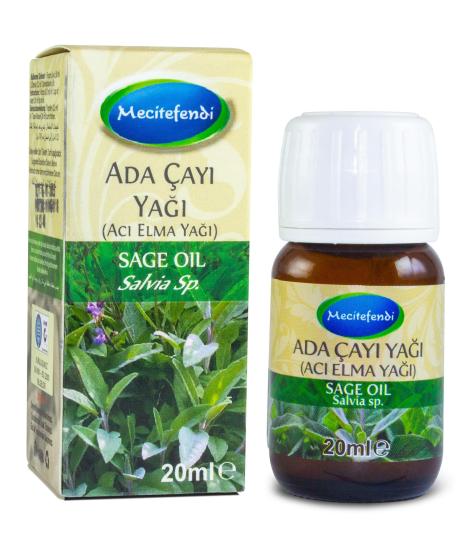 Mecitefendi Adaçayı Acı Elma Yağı 20 Ml (Distilasyon)