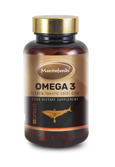 Mecitefendi Omega 3 Takviye Edici Gıda (1300Mg*80)