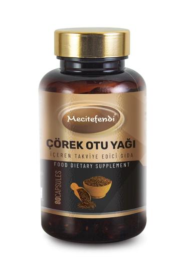 Mecitefendi Çörekotu Yağı Takviye Edici Gıda (1300Mg*80)
