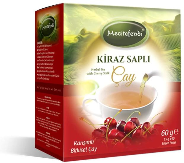Mecitefendi Kiraz Saplı Çay Süzen Poşet 1.5 g*40