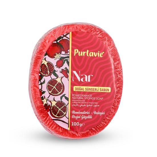 Kale Naturel Purlavie Süngerli Sabun Nar 100g