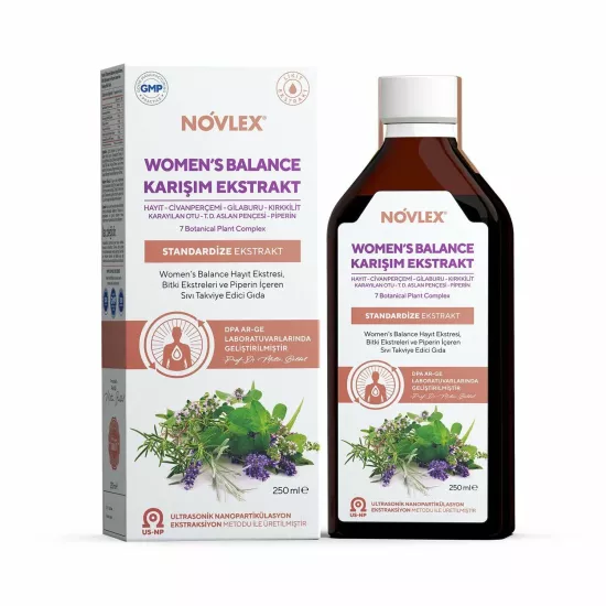 Novlex® Women’S Balance Hayıt Ekstresi Ve Bitki Ekstreleri 250 Ml