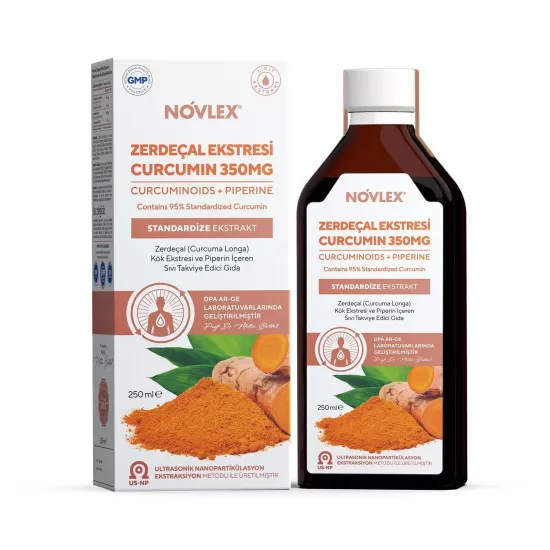Novlex® Zerdeçal Ekstresi (%95) Ve Piperin 250 Ml