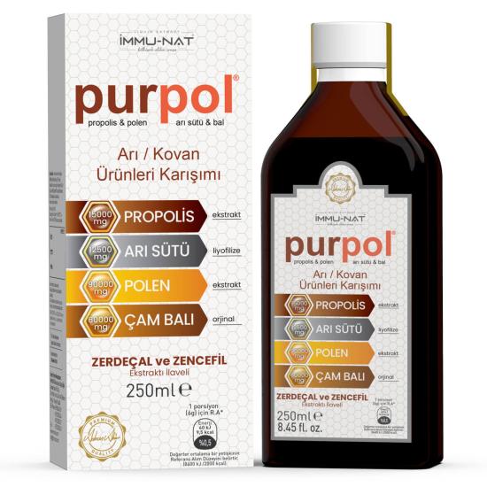 İmmu-Nat Purpol Arı Kovan Ürünleri Karışımı 250 ml