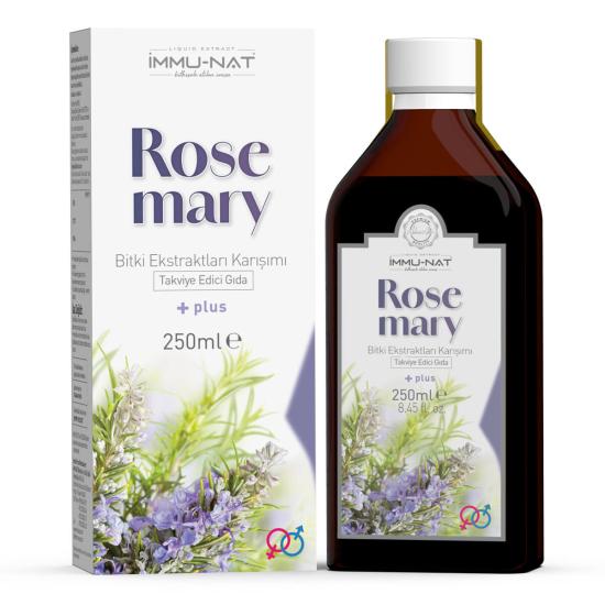 İmmu-Nat Rose Mary Sıvı Bitki Ekstraktları Karışımı 250 ml