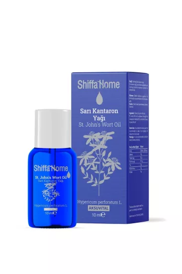 Shiffa Home Saf Sarı Kantaron Yağı 10 Ml