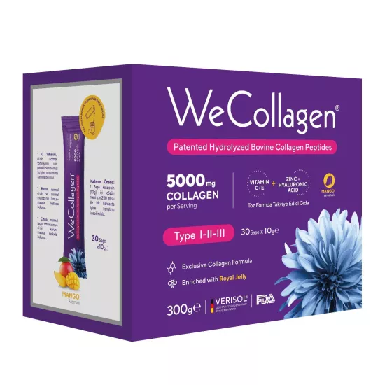 WeCollagen® Tip 1-2-3 Toz Kolajen 10 Gr X 30 Saşe
