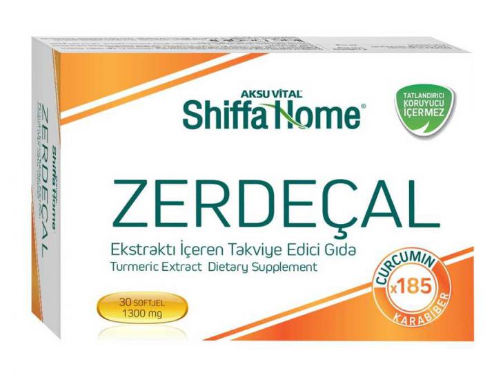 Shiffa Home Zerdeçal Softjel 1300 Mg*30