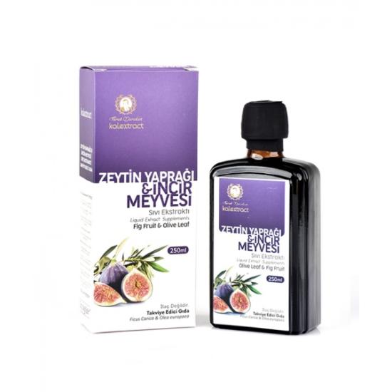 Kalextract Zeytin Yaprağı İncir Çekirdeği Sıvı Ekstraktı 250 ml