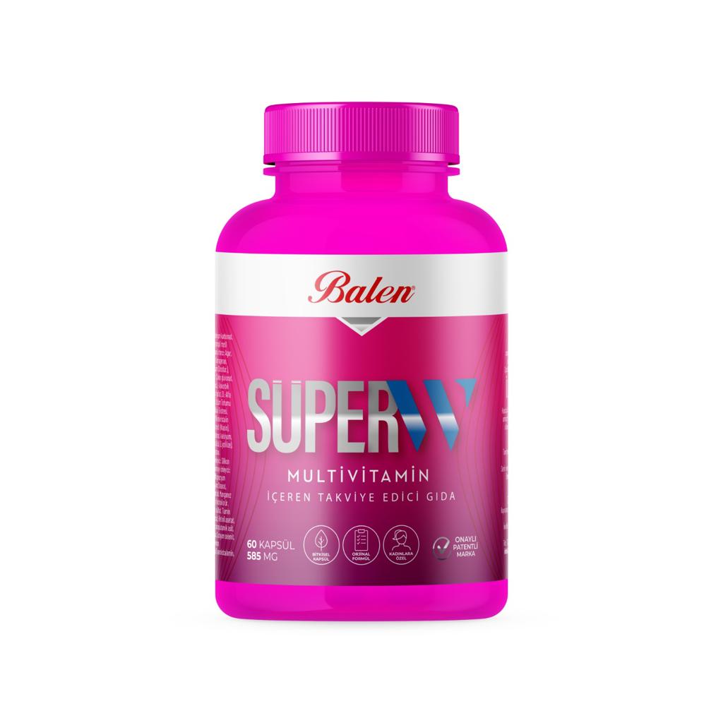 Balen%20Süper%20W%20Multivitamin%20Kapsül%20585%20Mg*60