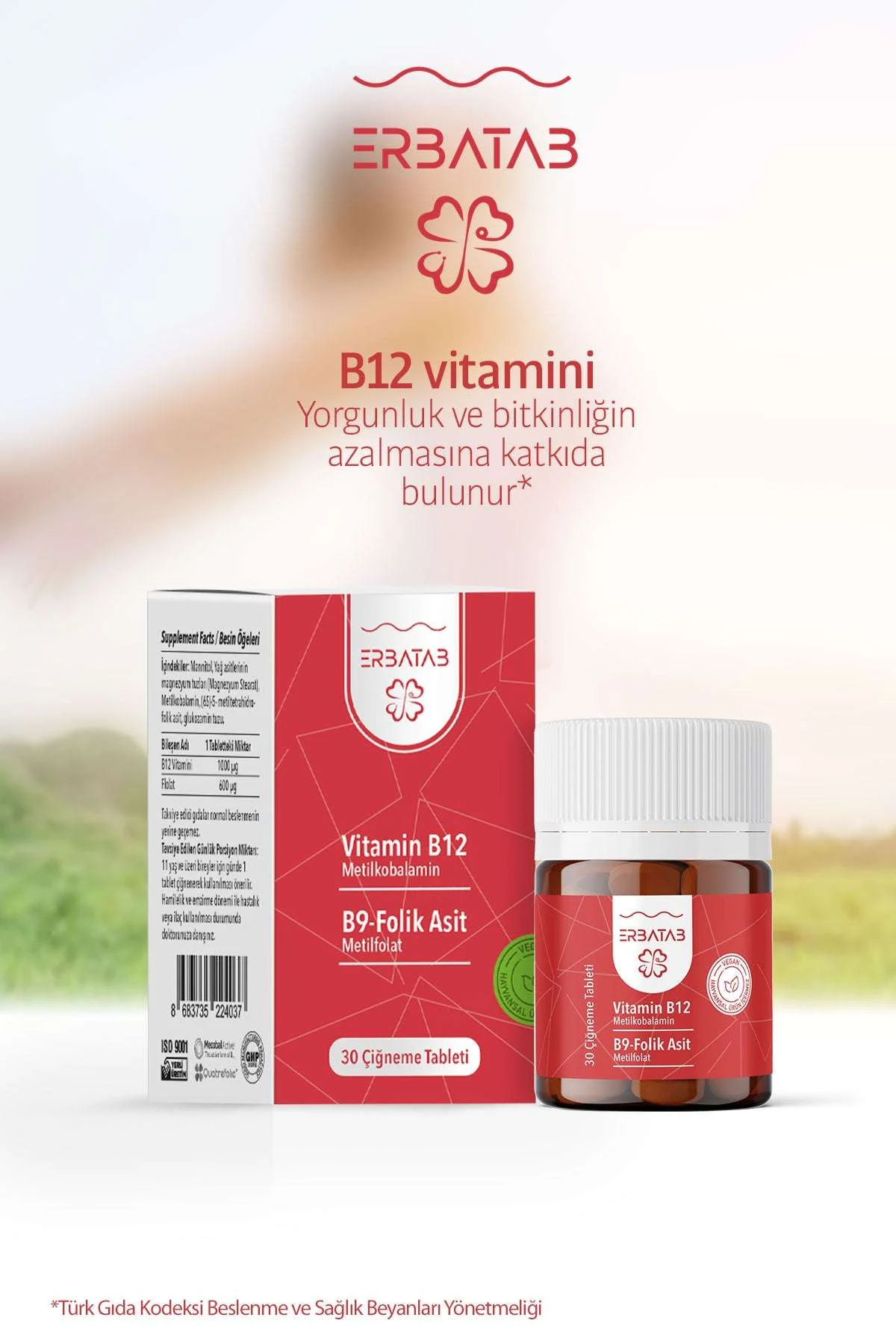 Erbatab%20Vitamin%20B12-%20Folik%20Asit%20B9-Metilkobalamin-Metilfolat