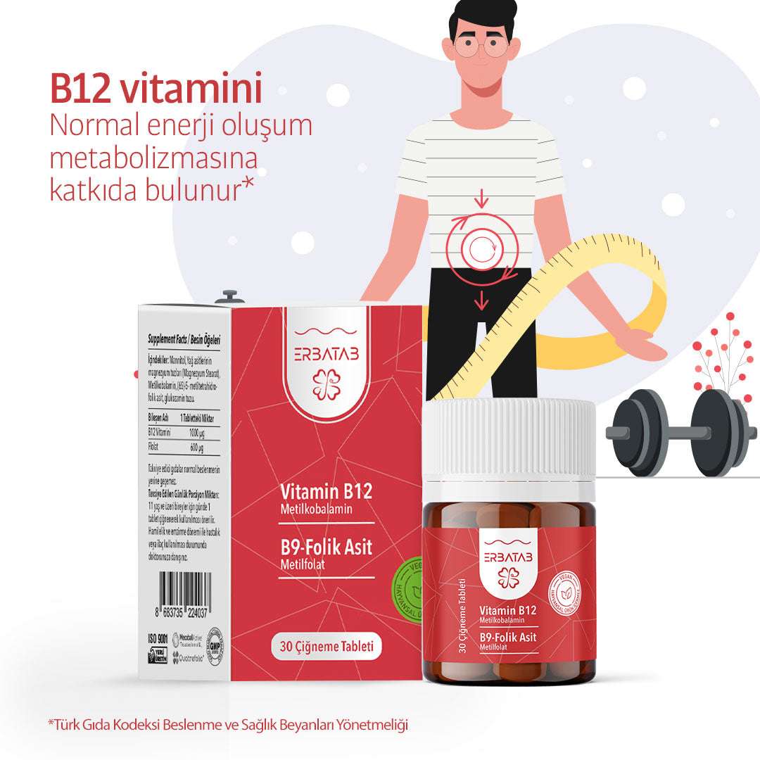 Erbatab%20Vitamin%20B12-%20Folik%20Asit%20B9-Metilkobalamin-Metilfolat