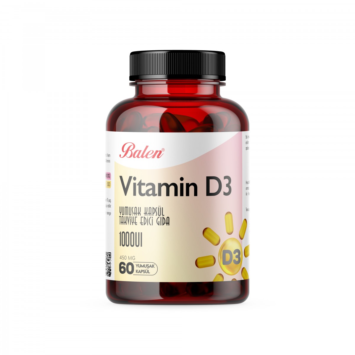Balen%20Vitamin%20D3%20Yumuşak%20Kapsül%201000%20IU%20450%20Mg*60