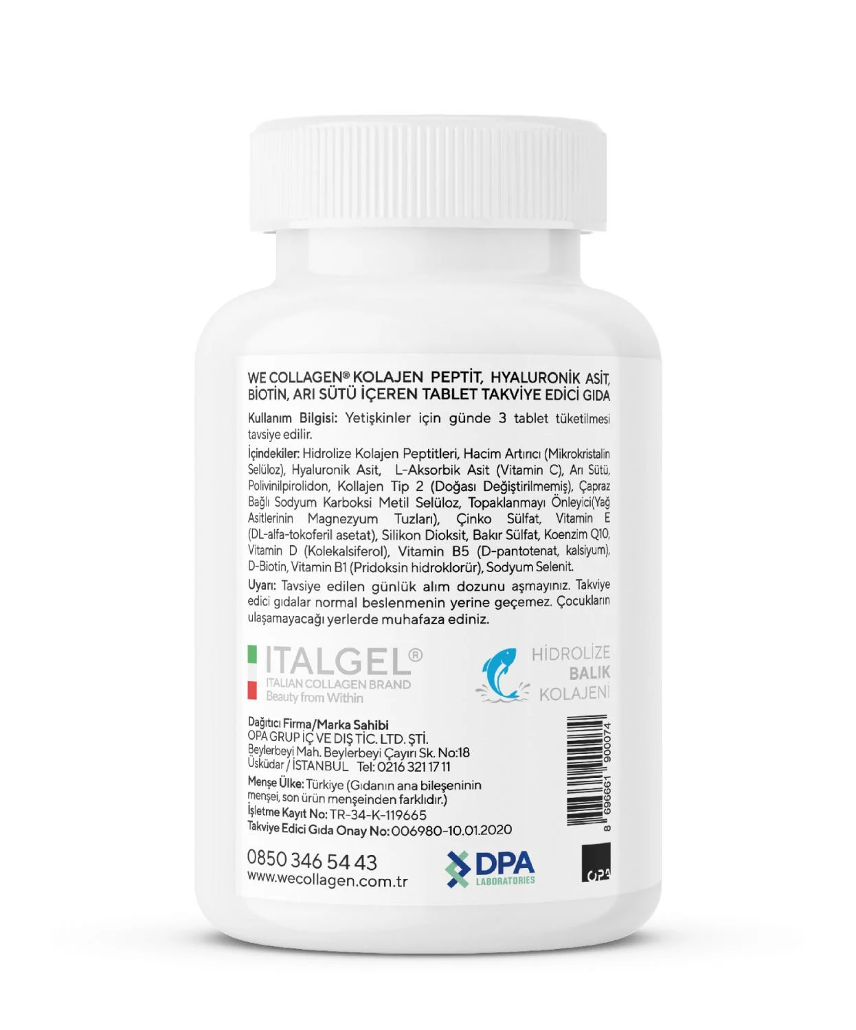 WeCollagen®%20with%20Type-2%20Kolajen%2045%20Tablet%20Bay