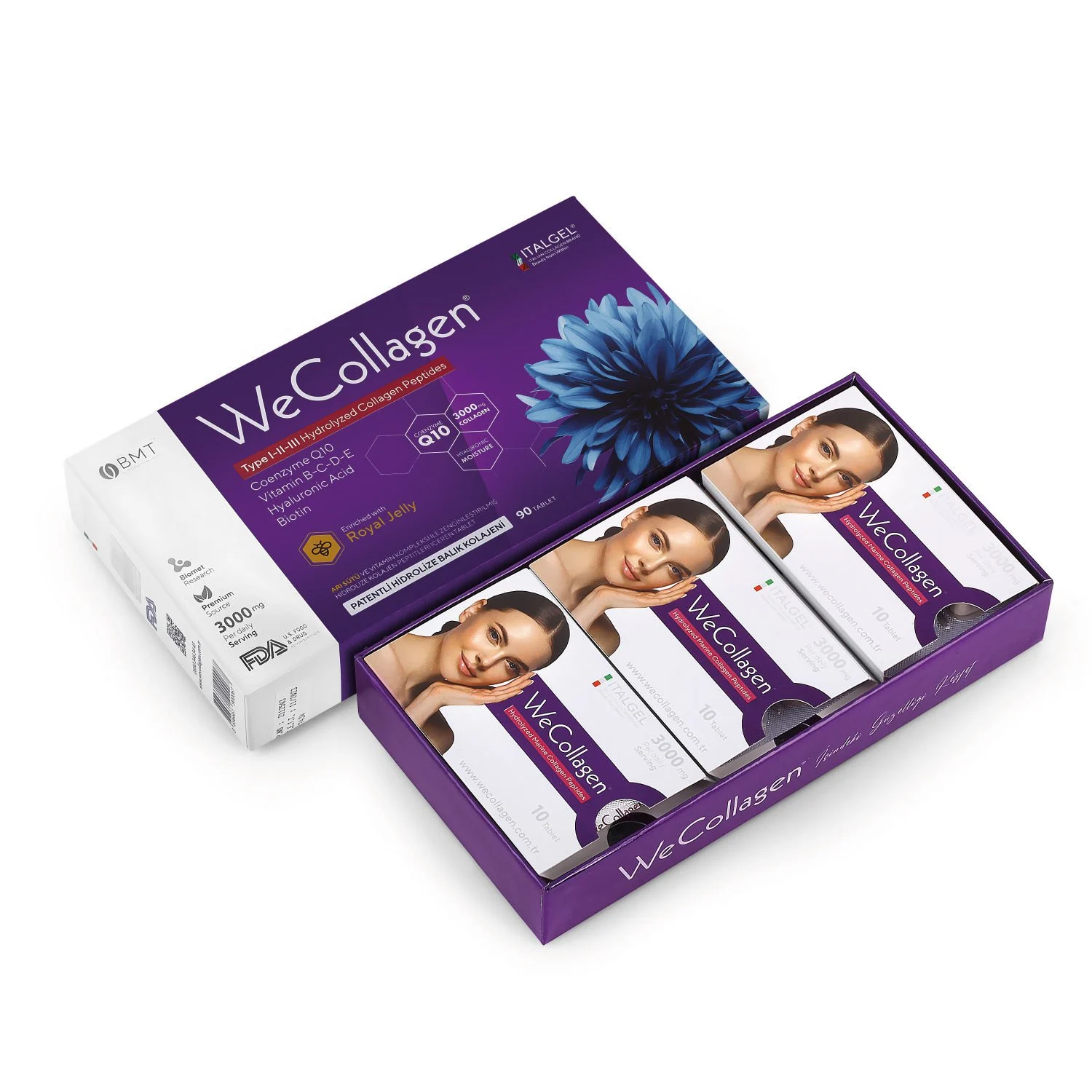WeCollagen®%20Tip%201-2-3%20Kolajen%2090%20Tablet