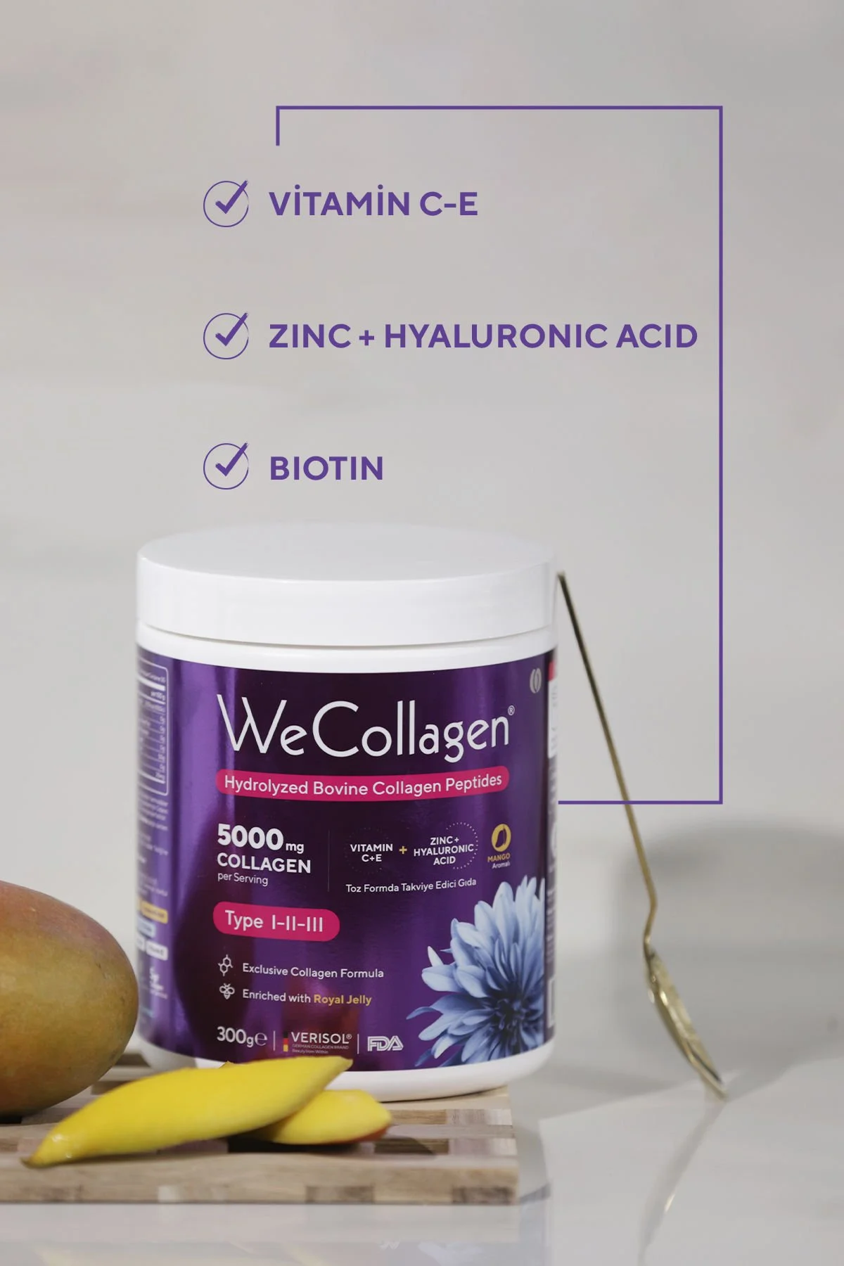 WeCollagen®%20Tip%201-2-3%20Toz%20Kolajen%20300Gr